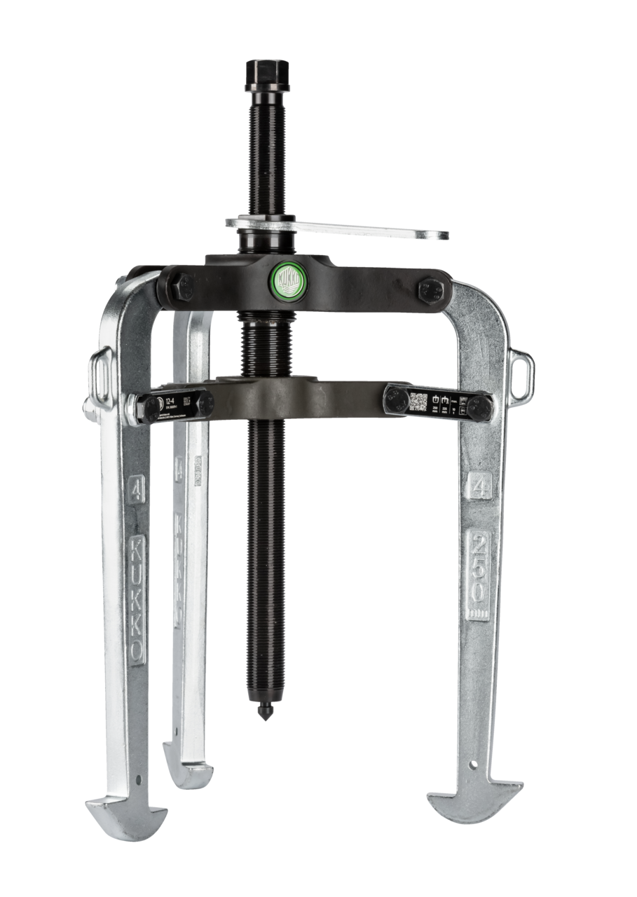 3-arm puller 250 x 225 mm with pre-adjustable puller hooks for i