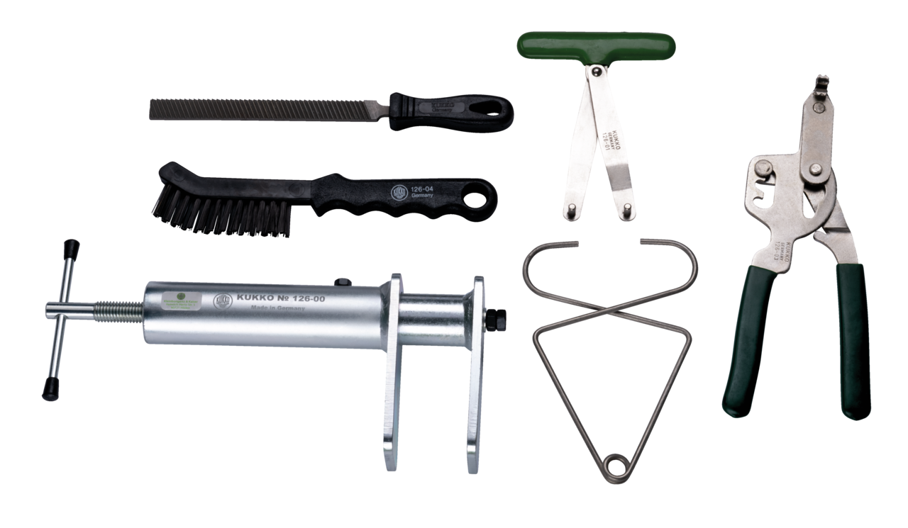 Kukko Quality Tools Inc | 126-10 | Kukko Brake Caliper Tool Set for Quick Auto Repairs