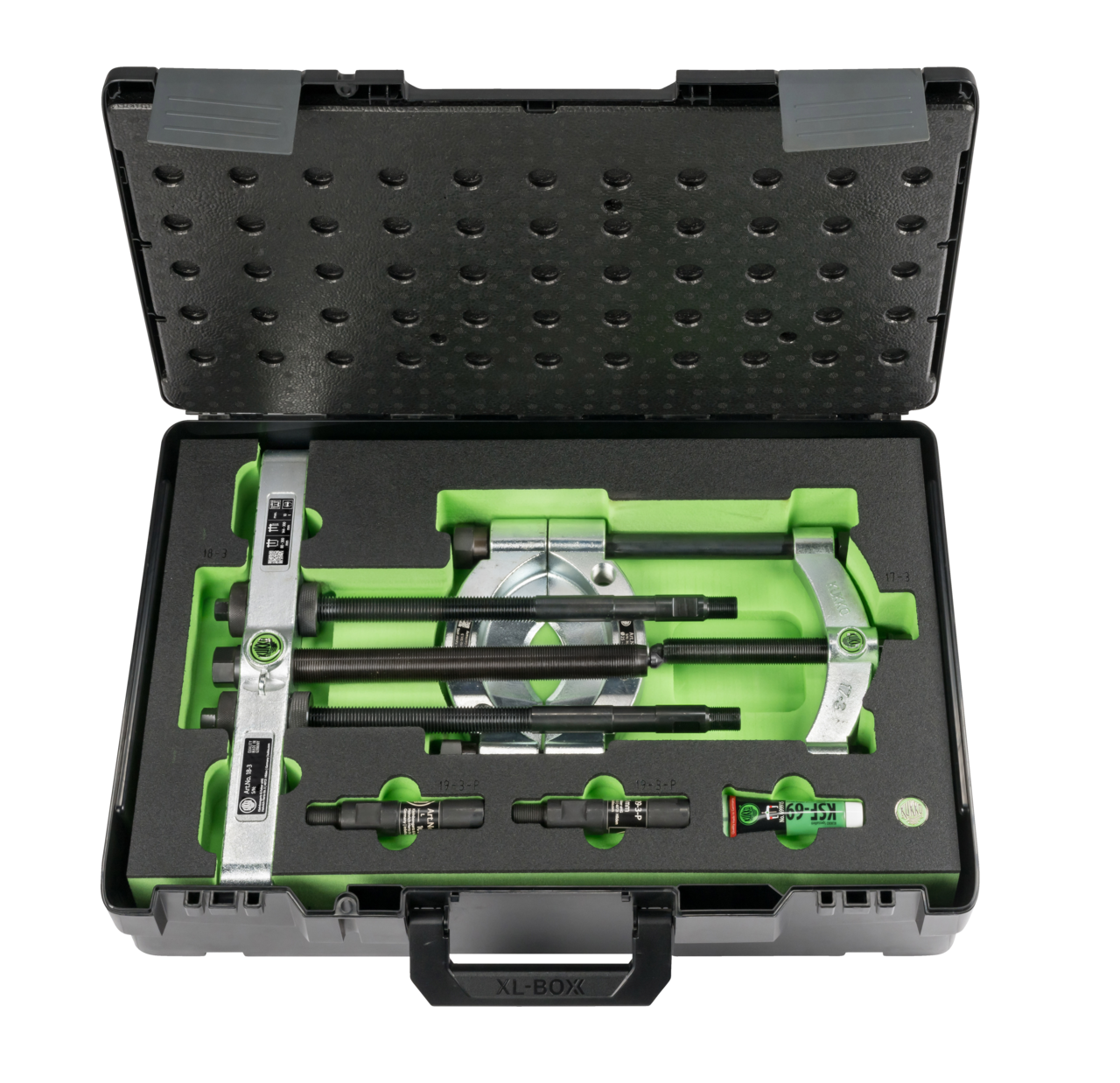 Separating device set with quick-clamping pressure spindle ? 25-