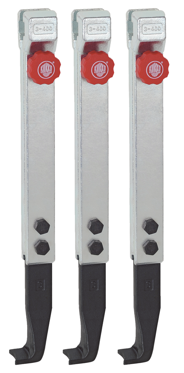 3 narrow, quick-adjustable trigger hooks (set)