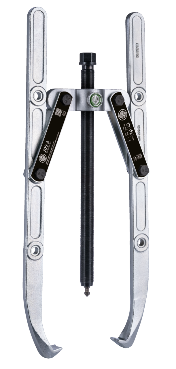 Heavy duty, 2-armed lug puller 500 x 540 mm with oscillating and