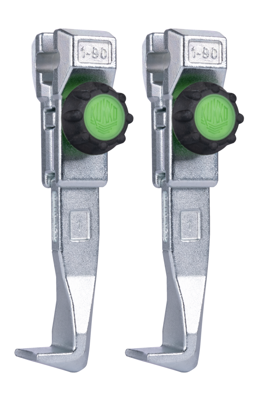 Quick adjustable standard jaws (pair, reach 500 mm)