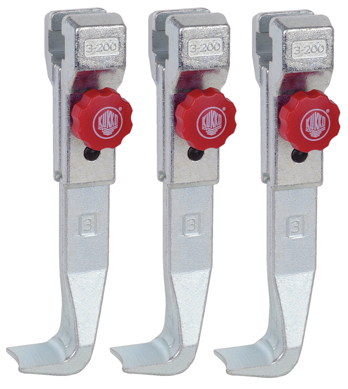 3 quick adjustable standard trigger hooks (set)