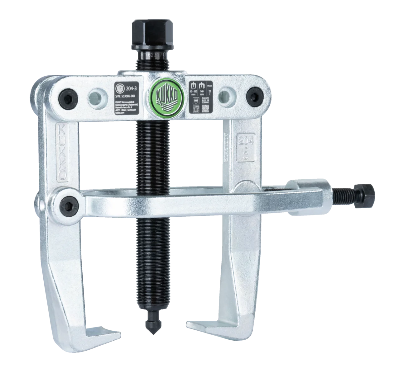 (image for) 2-arm bearing puller 150 x 140 mm with side clamp