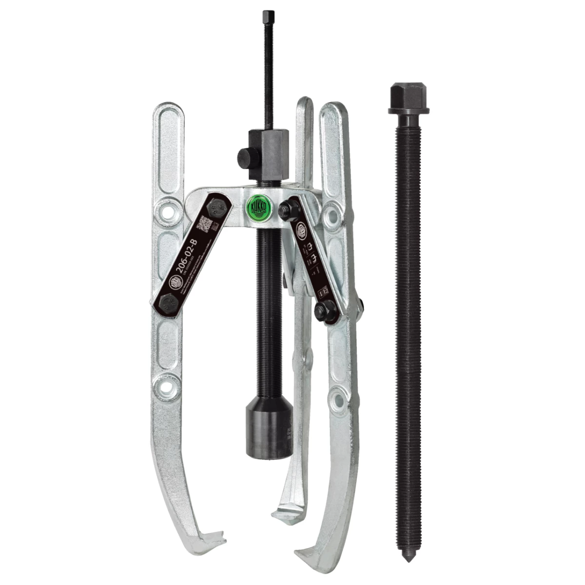 (image for) Heavy-duty, 3-arm puller with oscillating, height-adjustable pul