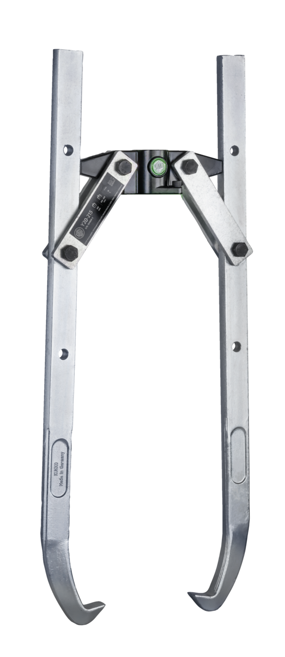 2-jaw puller with swiveling jaws, up to 420 mm spread, 600 mm re