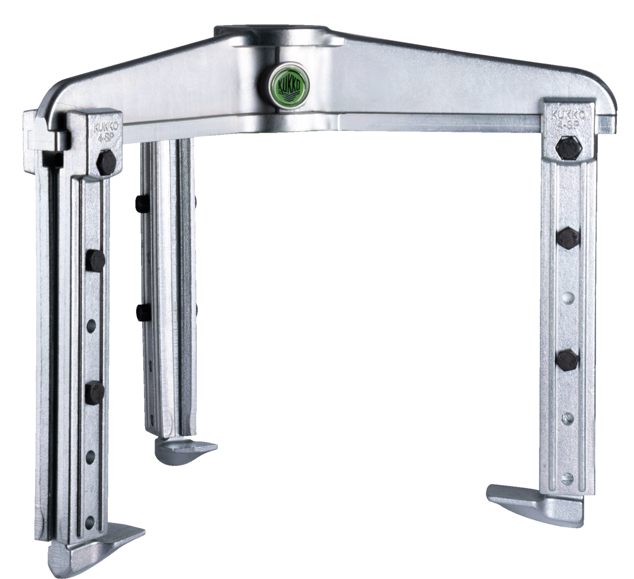 3-jaw puller with adjustable reach, up to 500 mm spread, up to 5