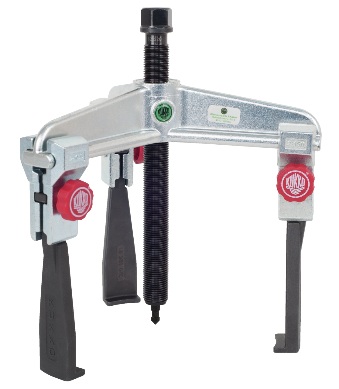 3-arm universal puller 200 x 150 mm with narrow, quick-adjustabl
