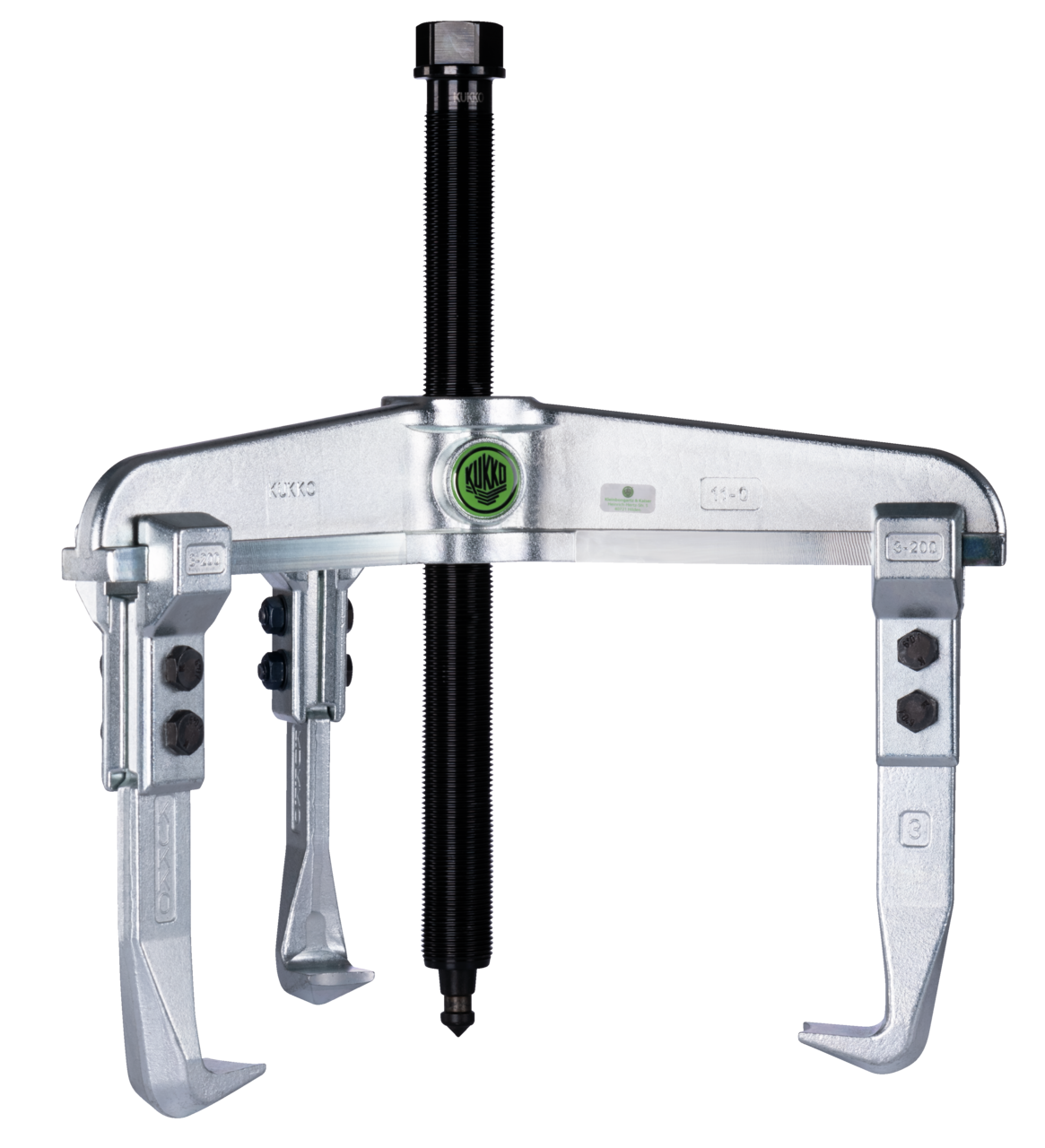Extra strong 3-arm universal puller 375 x 200 mm
