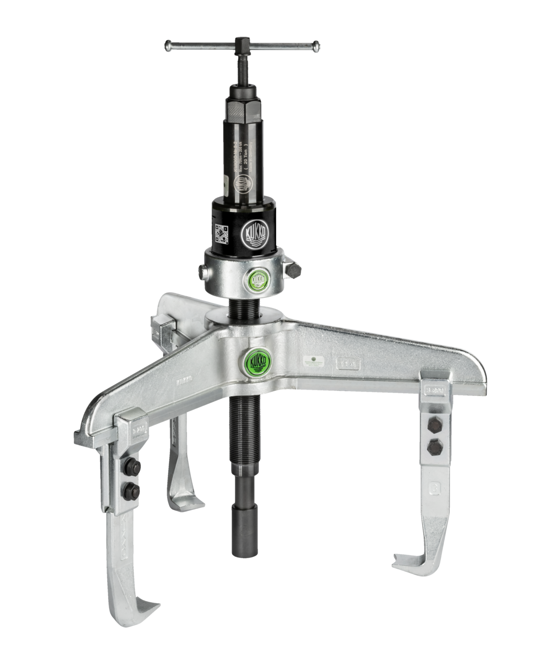 Extra strong, 3-arm universal puller 520 x 200 mm with grease hy