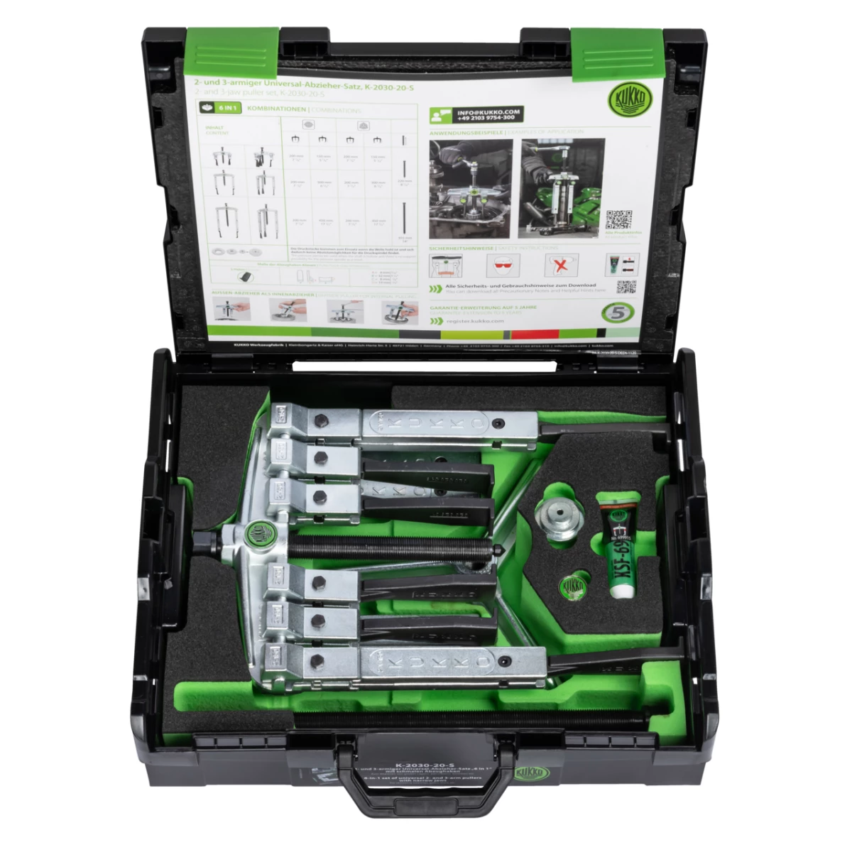 (image for) 2-, 3-jaw universal puller set with narrow jaws