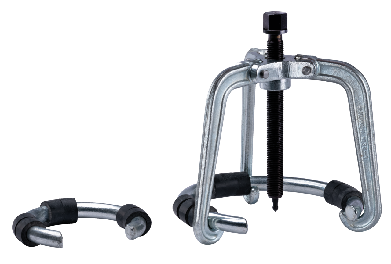 Heavy puller for steering wheels with three or four spokes, up t