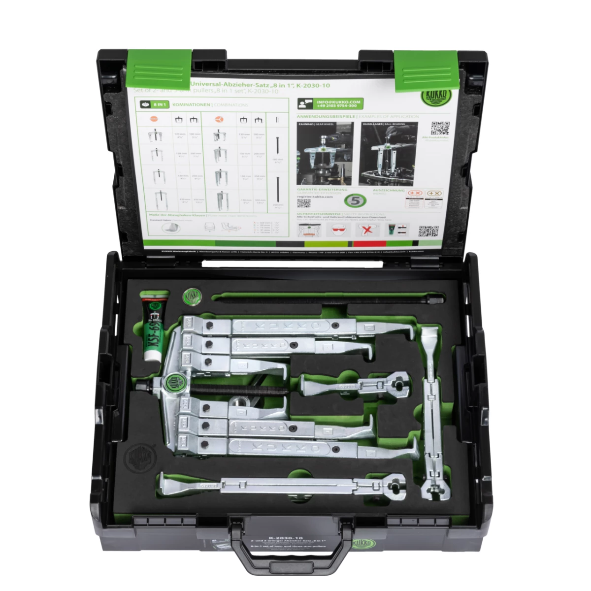 (image for) 2-jaw, 3-jaw universal puller set 100/200/250 mm