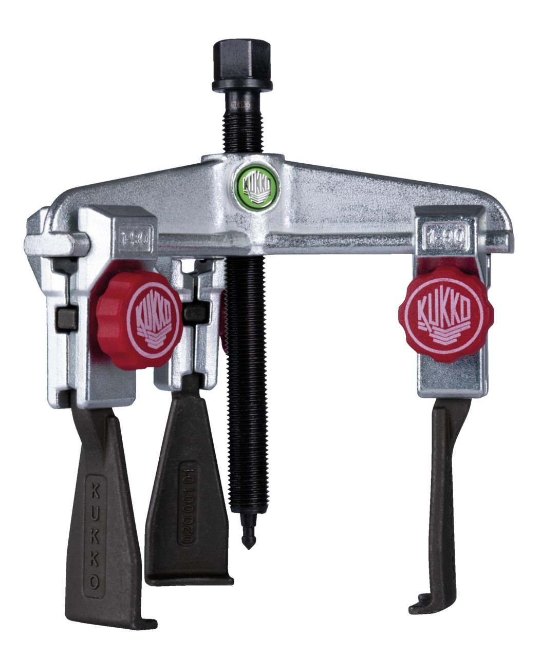 3-arm universal puller 160 x 150 mm with narrow, quick-adjustabl