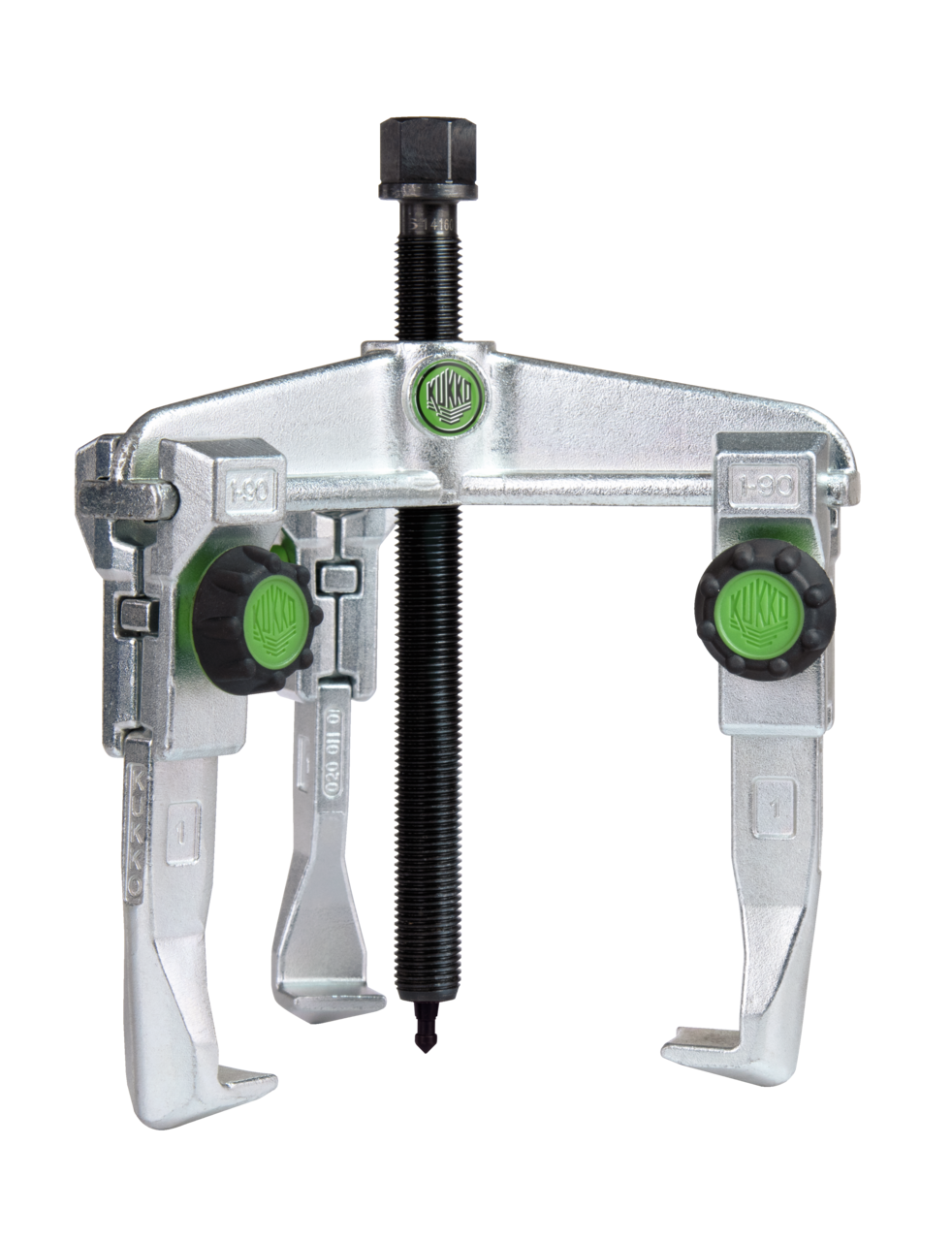 3-arm universal puller 200 x 150 mm with quick adjustable trigge