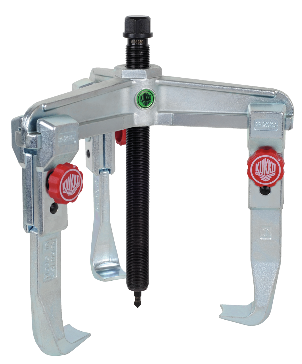 3-arm universal puller 375 x 200 mm with quick adjustable trigge