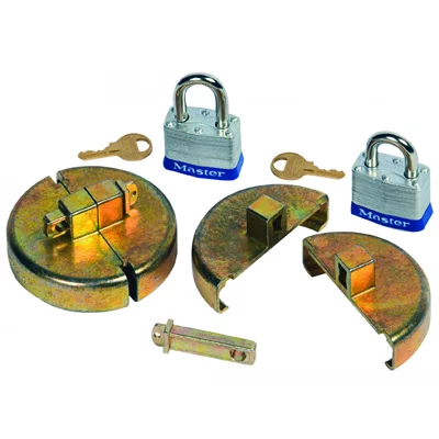 DRUM LOCK SET, 2" NPT POLY BUNG W/2 PADL