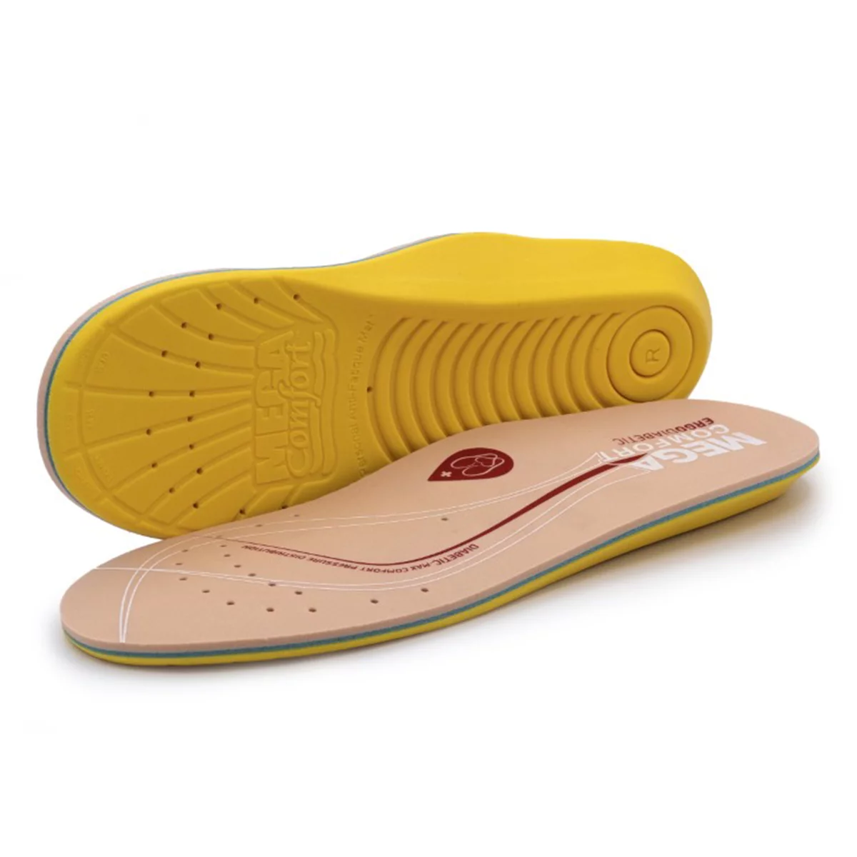 (image for) MEGA Comfort ERGO Diabetic EVA Form Top Layer Insoles Size: