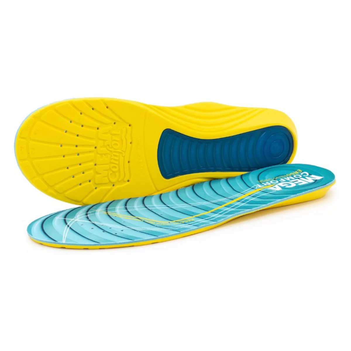 (image for) MEGA Comfort ERGO Dual-Layer Memory Foam Response Insoles S