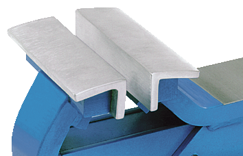 Aluminum vise jaws 125 mm