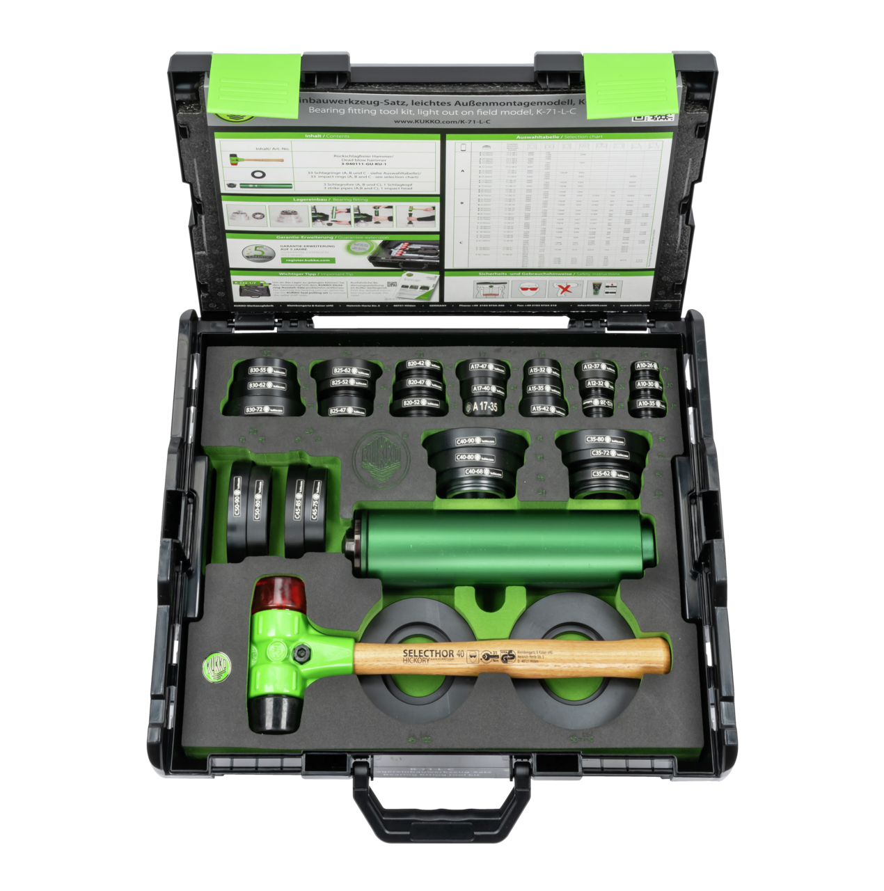 Ball Bearing Installation Kits - Lightweight Job Site Model for