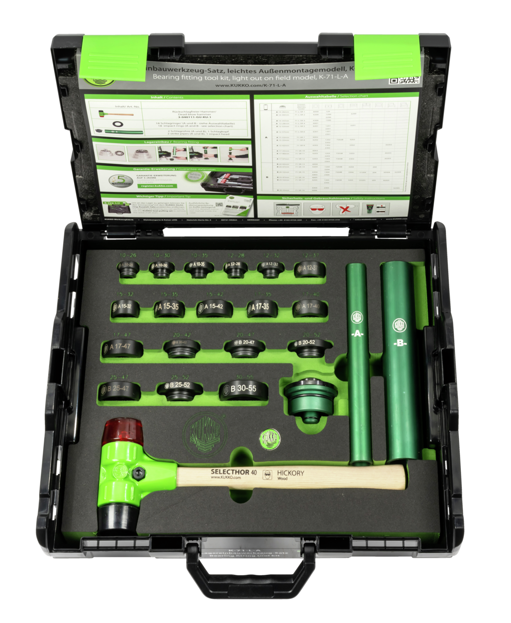 Ball Bearing Installation Kit - Lightweight Job Site Model for S