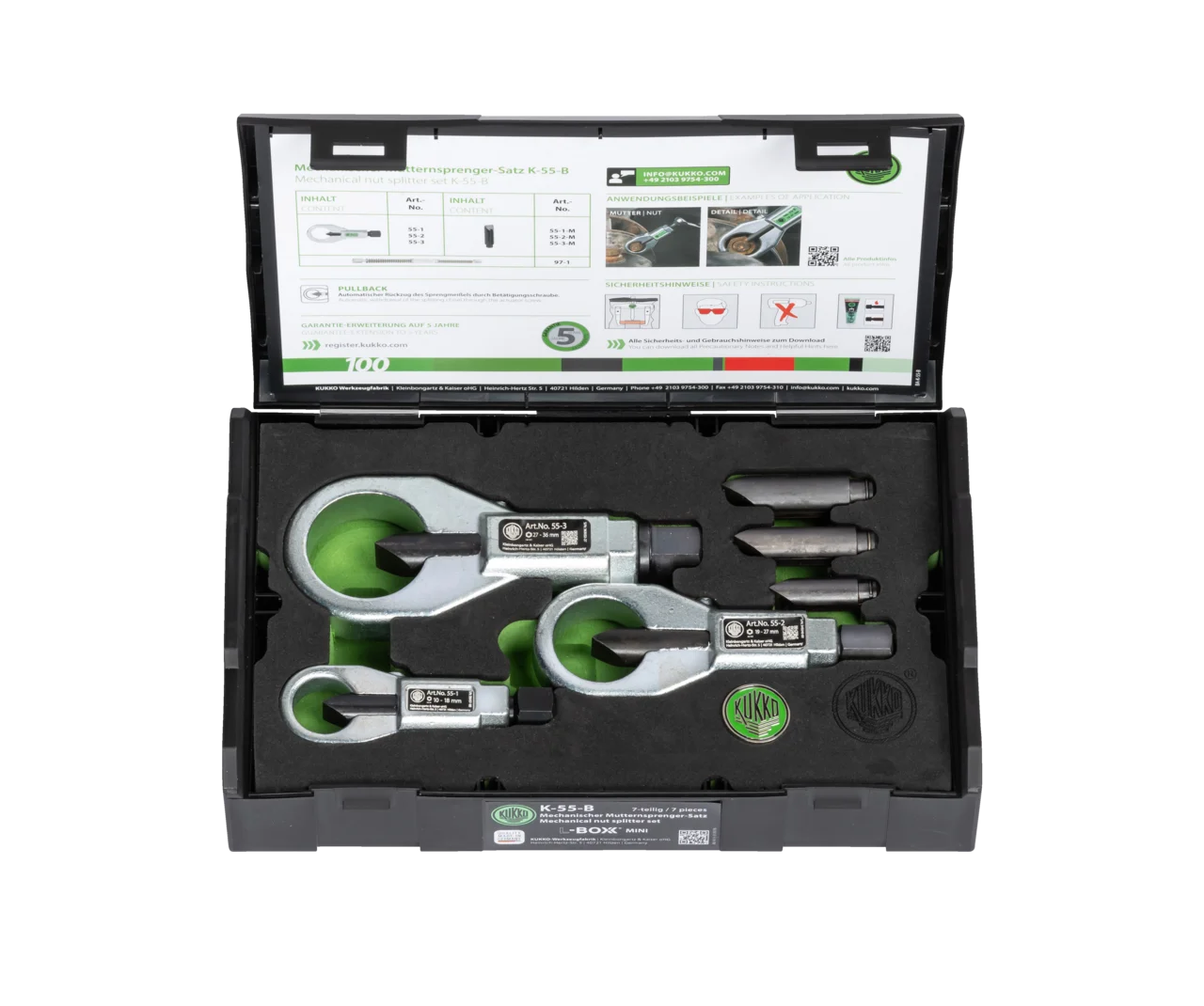 (image for) Mechanical Nut Splitting Replacement 55-1/-2/-3 with Replacement