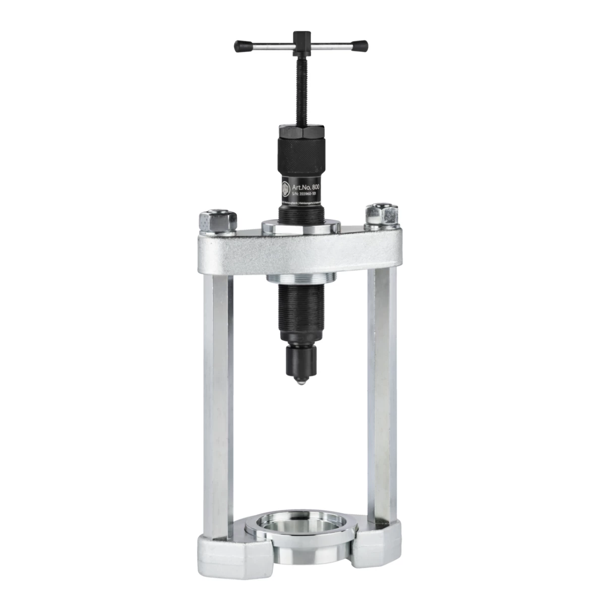 Universal press frame for silent bushings with 10 t press