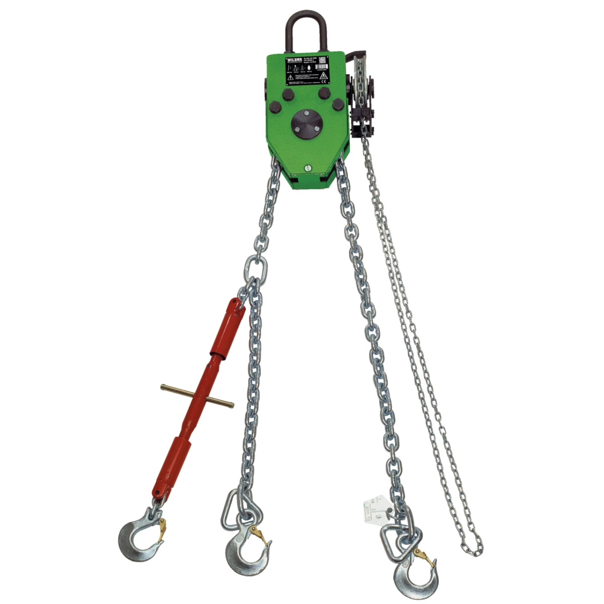 (image for) Hand chain wheel with disc, screw, heavy tension pin