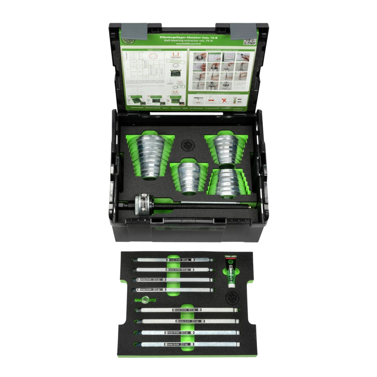 (image for) Ball Bearing Puller Sets for Large Deep Groove Ball Bearings
