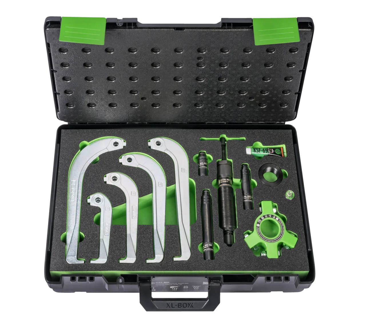 (image for) Hydraulic "10 Puller" Set 50-250 x 250 mm / 10 ton with self-cen