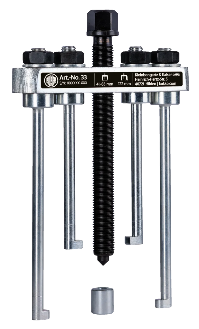 (image for) Steering wheel puller for steering wheels with narrow puller slo