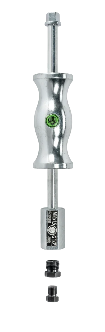 Sliding hammer device with 250 mm impact stroke, 1.7 kg impact w