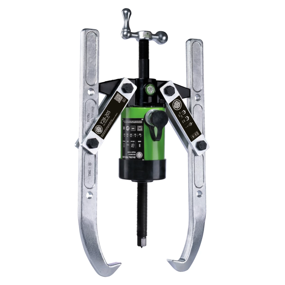 (image for) Hydraulic, 2-arm puller with adjustable clamping depth and hydra