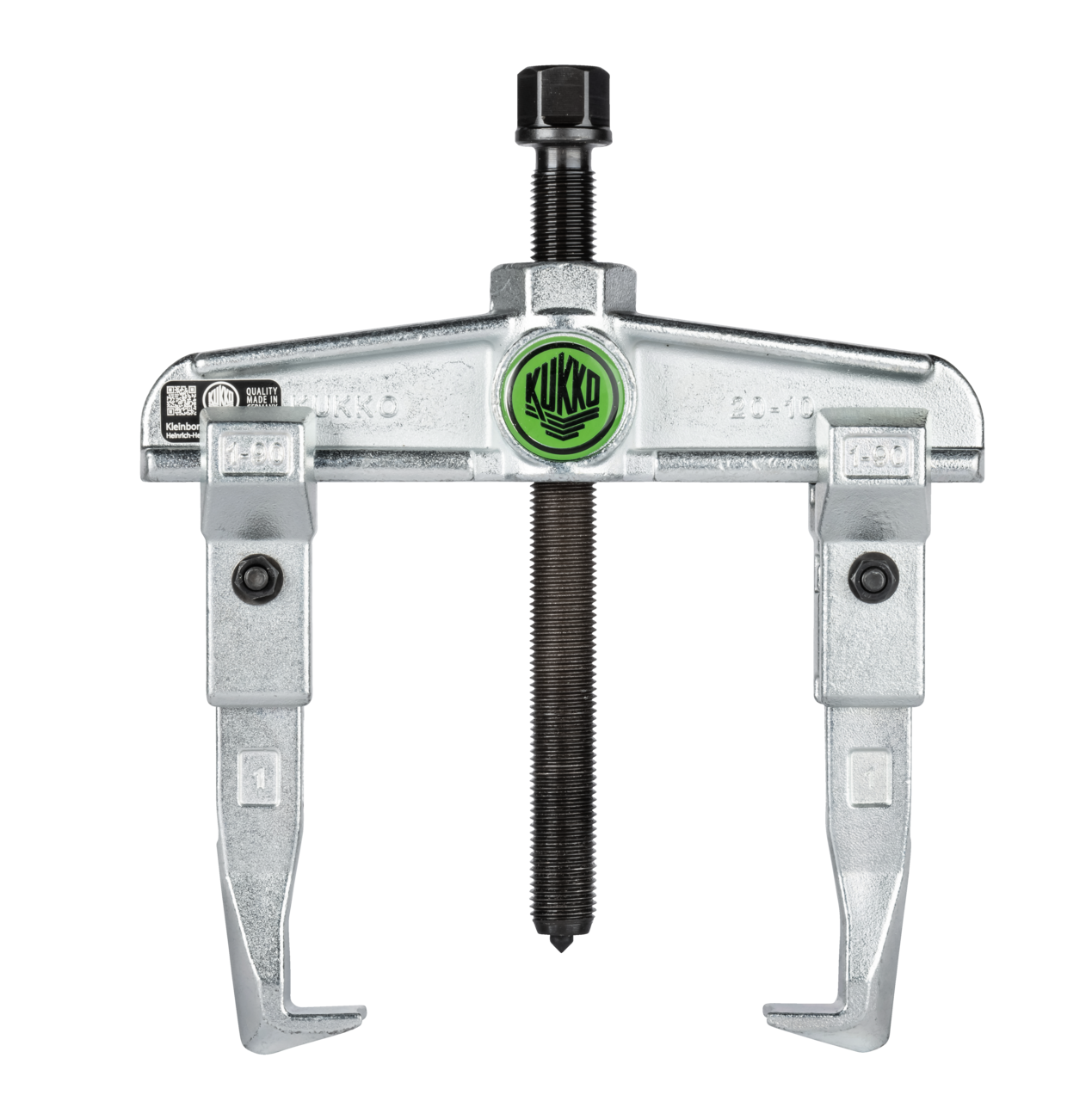 2-jaw universal puller, up to 650 mm spread, 400 mm reach with e