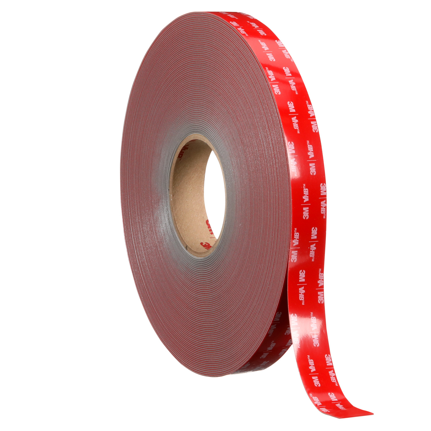 3M VHB Tape RP+160GF, Gray, 1 in x 36 yd, 62 mil, Film Liner, 9