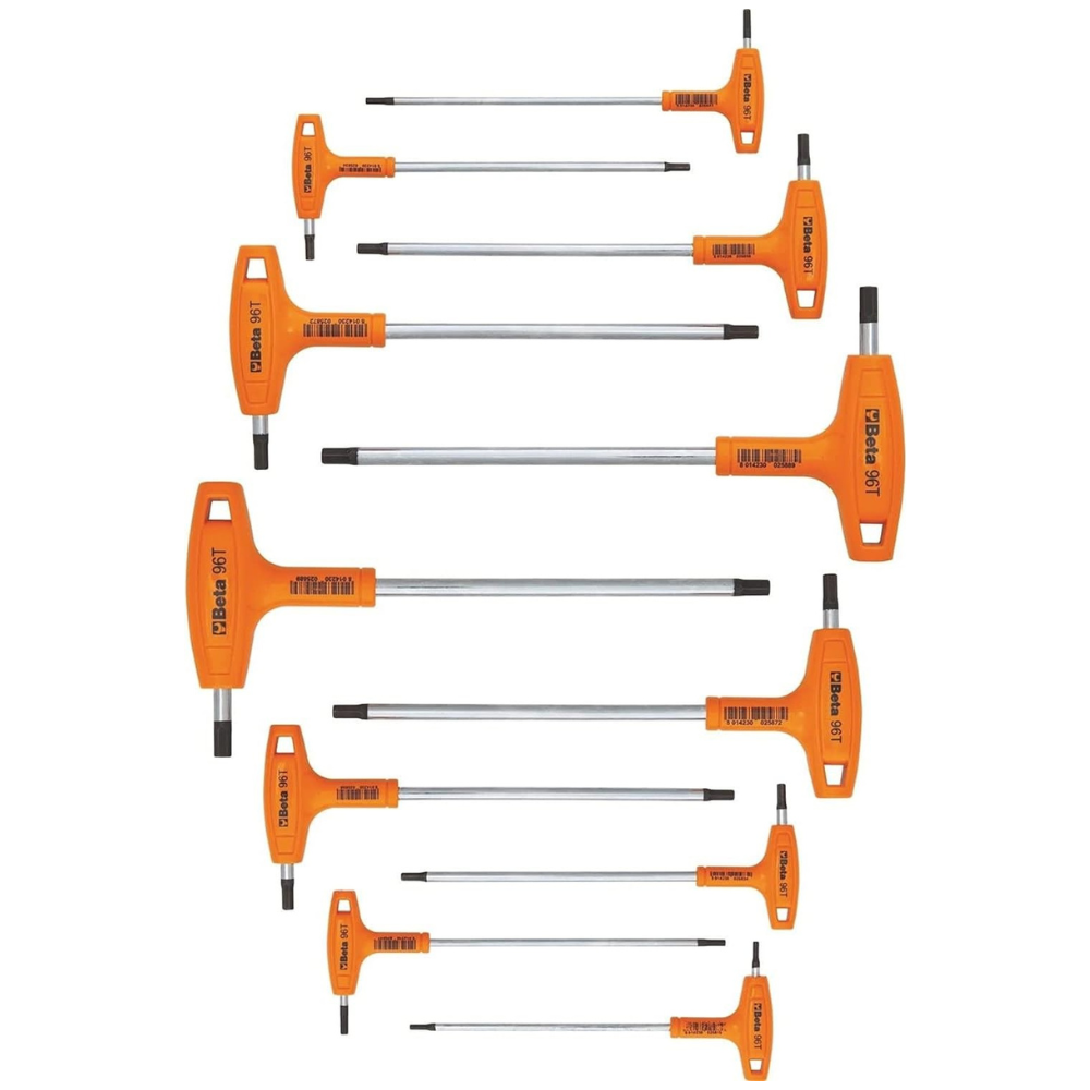 Beta 96T Set of 11 High Torque T-Handle Hex Key Wr...