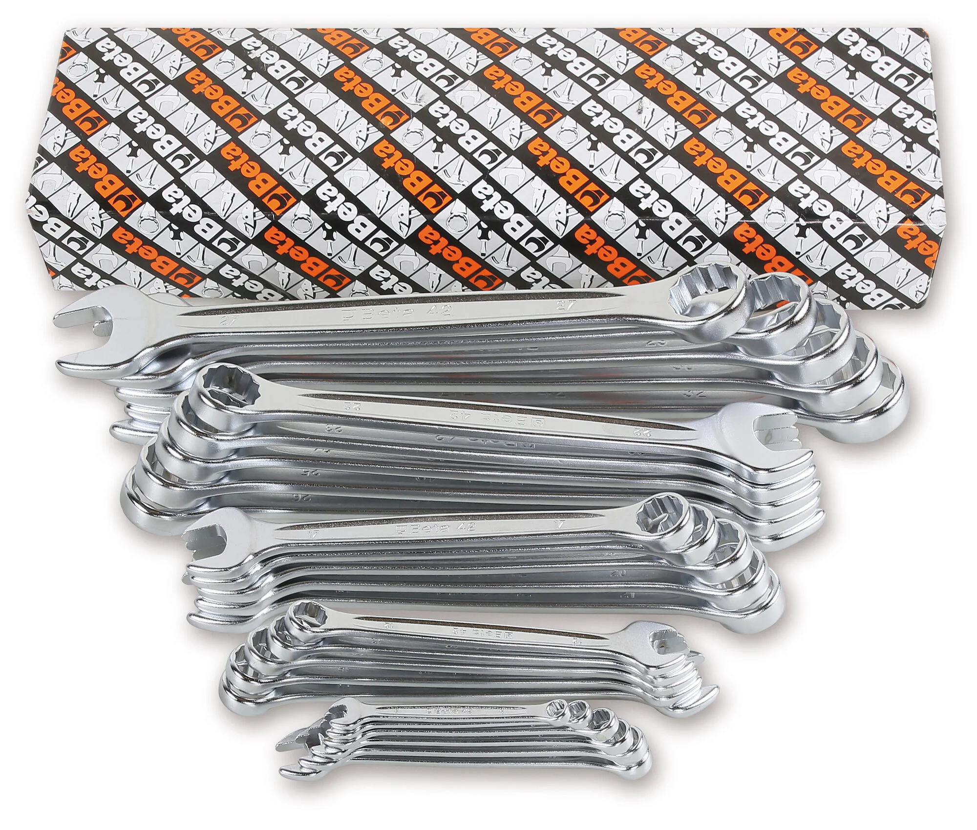 (image for) Beta 42/S26 Set of 26 12-Point 15? Offset Combination Wrenches