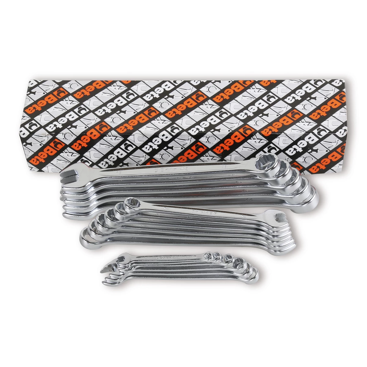 (image for) Beta 42/S17 Set of 17 12-Point 15? Offset Combination Wrenches