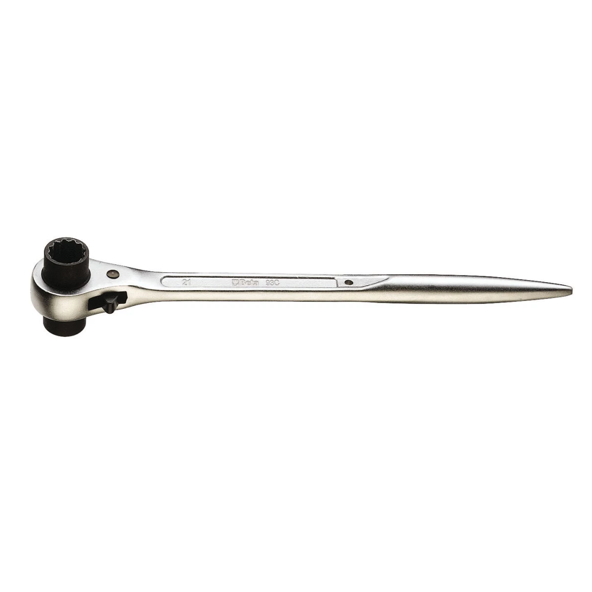 Beta 93C Double-Sided Scaffolding Ratchet Wrench, Metric 21mm x