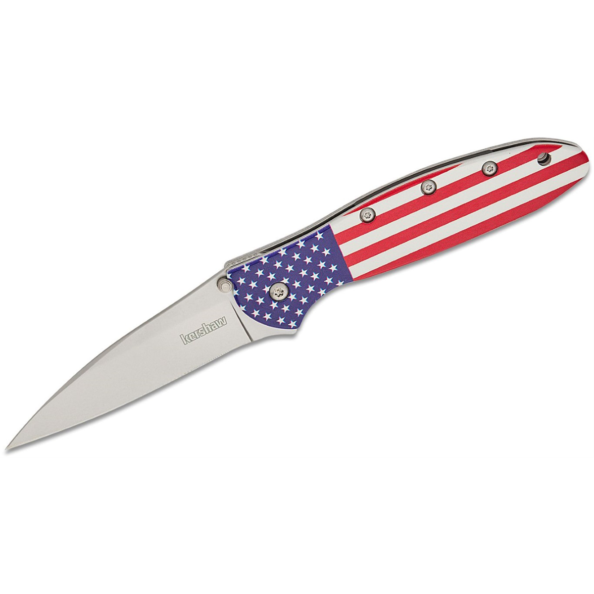 Kershaw Leek Assisted Open Liner Lock Drop Point B...