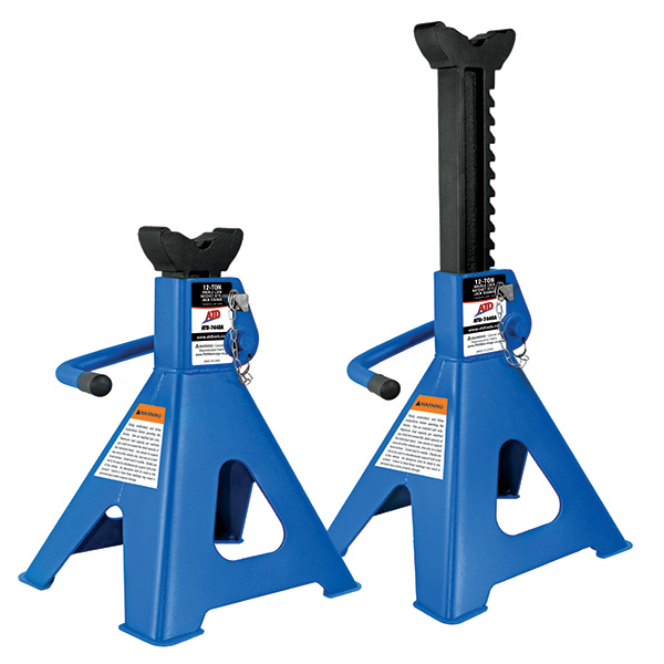 12-Ton Double Lock Ratchet Style Jack Stands