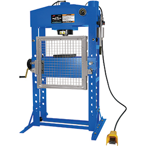 75-TON SHOP PRESS WITH GUARD