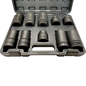 10-Pc. 1" Drive SAE & Metric Socket Set
