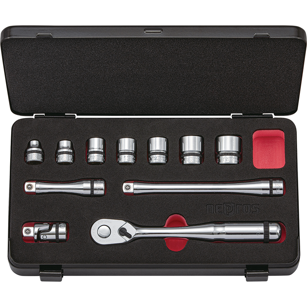 Socket Set 3/8" Drive Case 11 pc