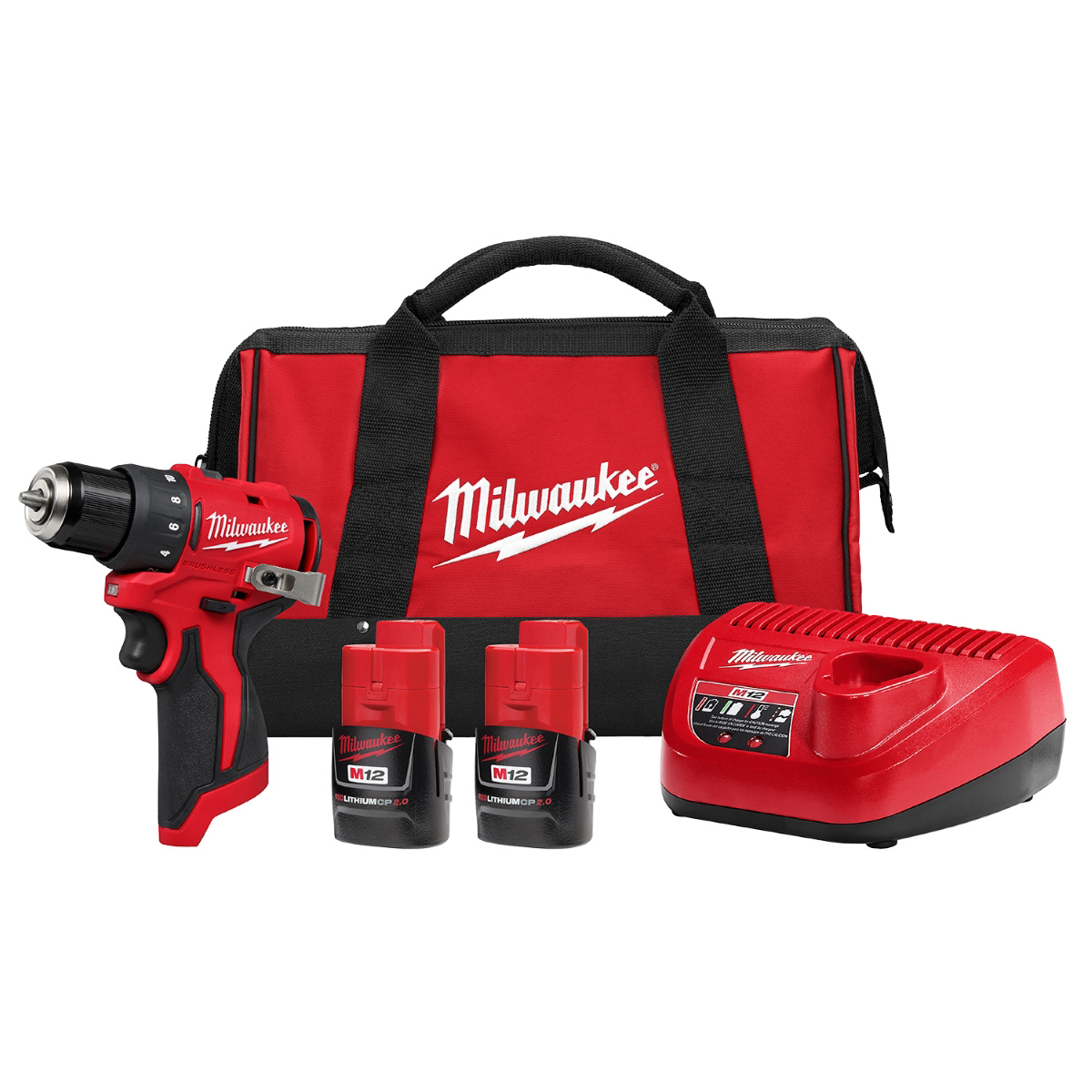 Milwaukee Tool M12 Subcompact Brushless 3/8 Inch D...