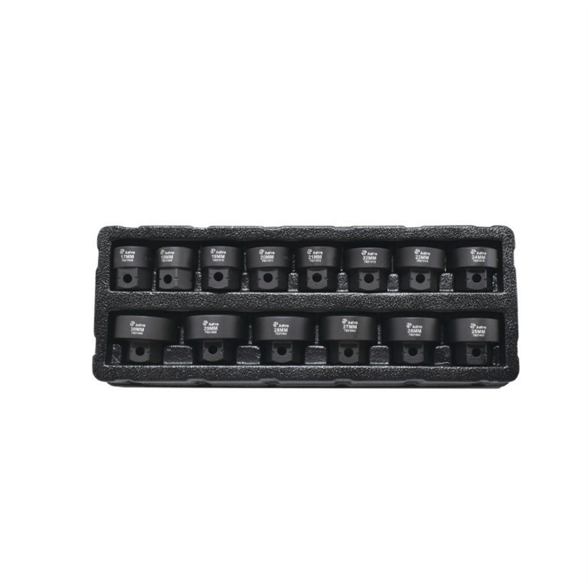 Astro Pneumatic 14 Piece 1/2 Inch Drive 17-30mm Low Profile Nano