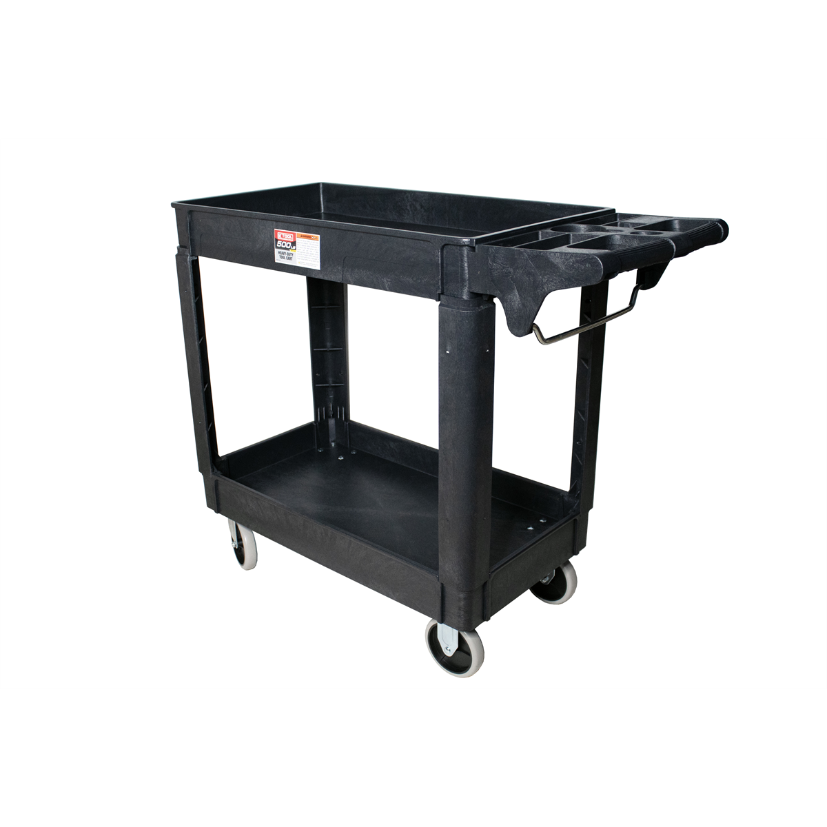 K Tool International Tool Cart HD Plastic 2 Shelf ...