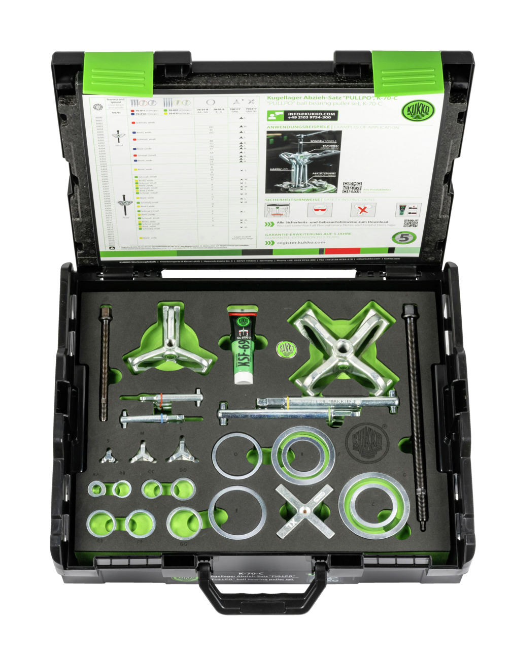 Ball Bearing Puller Set ,,PULLPO" ? 10-100 mm...