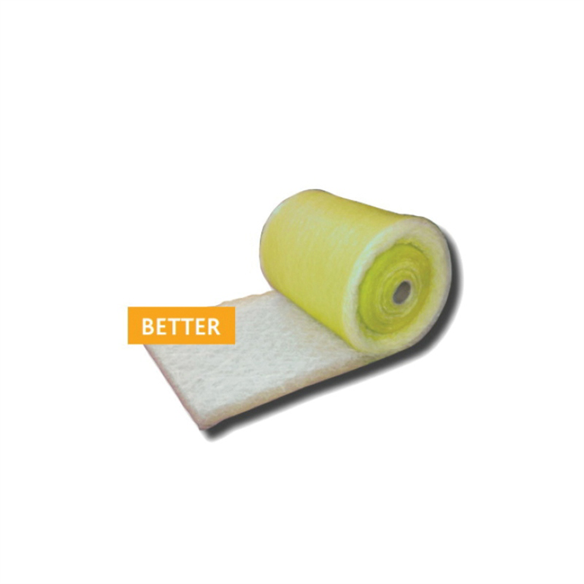 Viledon Filters 400-148 400 Paint Arrestor Roll, 48 in W x 2-1/2